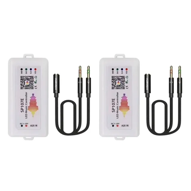 2X WIFI RGB SP107E Pixel IC SPI Música Bluetooth Controlador para WS2812 SK6816980