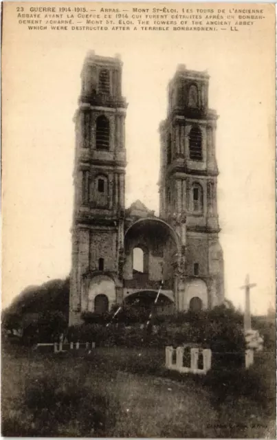 CPA Militaire Arras - Mont St-Éloi - Les Tours de l'Ancienne (92049)