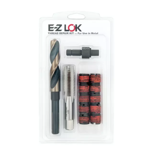 EZ-329-918 Thread Repair Kit for Metal Carbon Steel Threaded Inserts 9/16-18 and