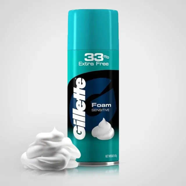 Gillette Classic Sensitive Shave Foam 418 g (33% extra)