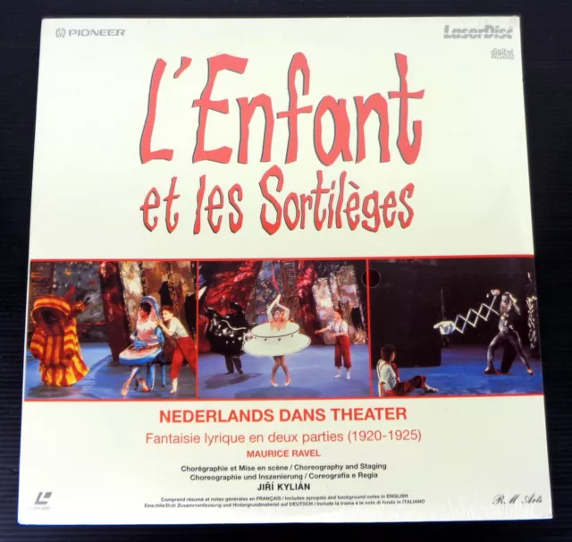 L'Enfant Et Let Sortileges - Maurice Raven - Laserdisc - Pal - New