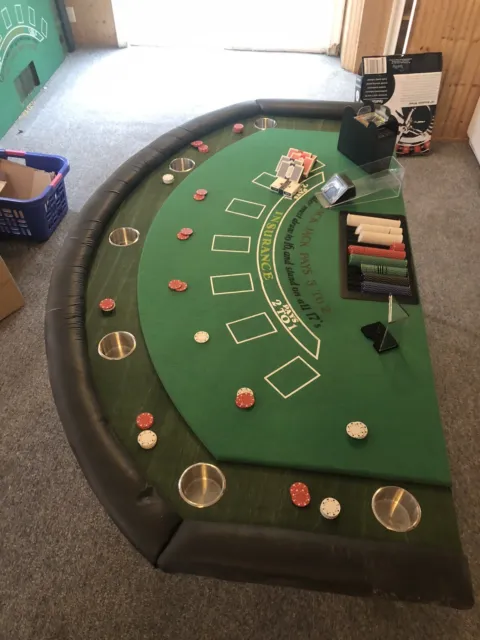 used casino blackjack table