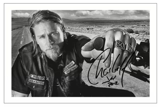 Charlie Hunnam Signed Photo Print Autograph Sons Of Anarchy Jax Teller