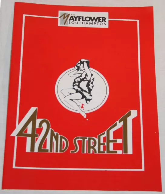 42nd Street programme  - Mayflower Theatre Southampton