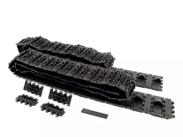 Mato 1:16 T-34/85 Black Metal Track Pedrail For Henglong T-34/85 RC Tank MT155