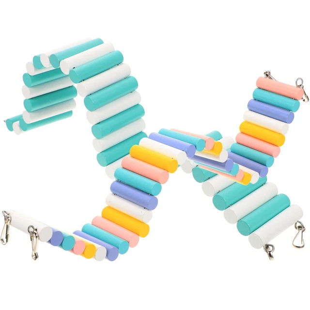 2Pcs Dekorative Kleine Licht Hamster Leiter Brücke Ratte Spielzeug Für Schmücken