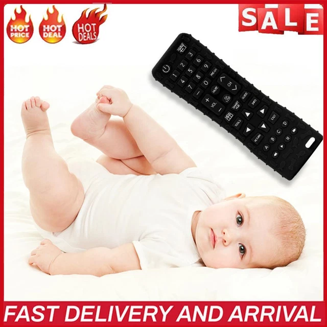 Silicone Baby Teether Soft Teether Toys Black for Dental Care for Newborn Infant