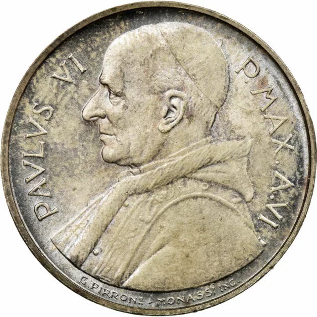 [#653457] Coin, VATICAN CITY, Paul VI, 500 Lire, 1968, Roma, MS, Silver, KM:107