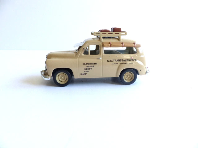 IXO ALTAYA VOITURE RENAULT COLORALE TRANSPORT TRANSSAHARIENNE 1/43eme