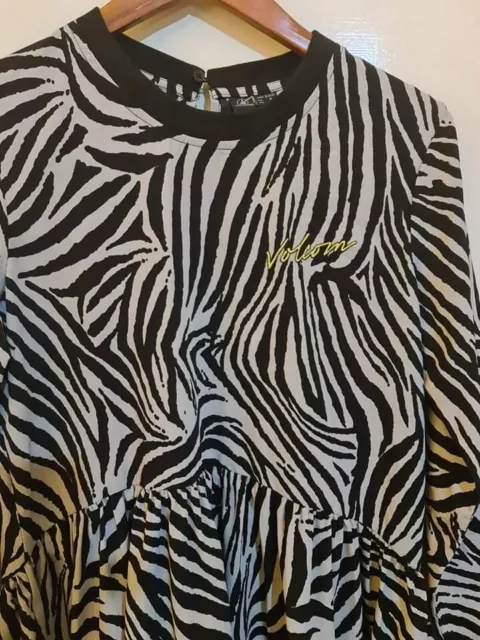 Volcom Golden Hour Dress Animal Print Women’s/Ladies Size Small Brand New 2