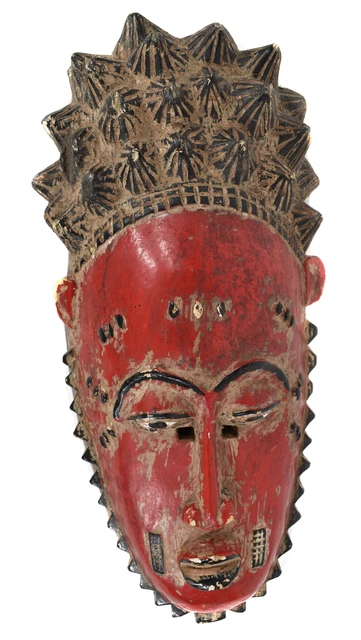 Yaure Baule Portrait Mask Ivory Coast African Art