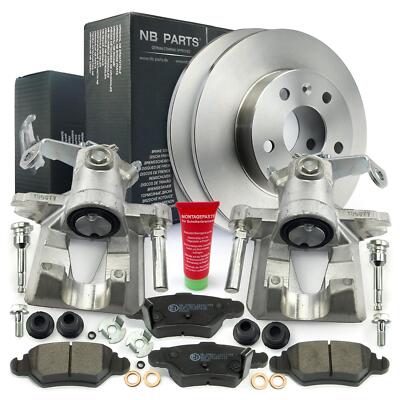 Optimal Dischi Freno Set Pastiglie c8z1l POSTERIORE PER OPEL ZAFIRA t98 ASTRA CC f70 