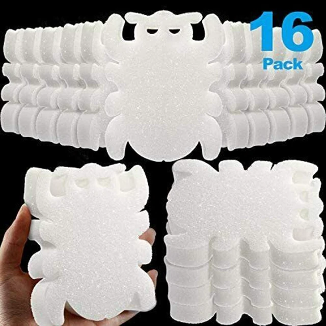 16pcs Swimming Pool Oil Absorbent Scum Sponge Filter Cotton Spider-shaped