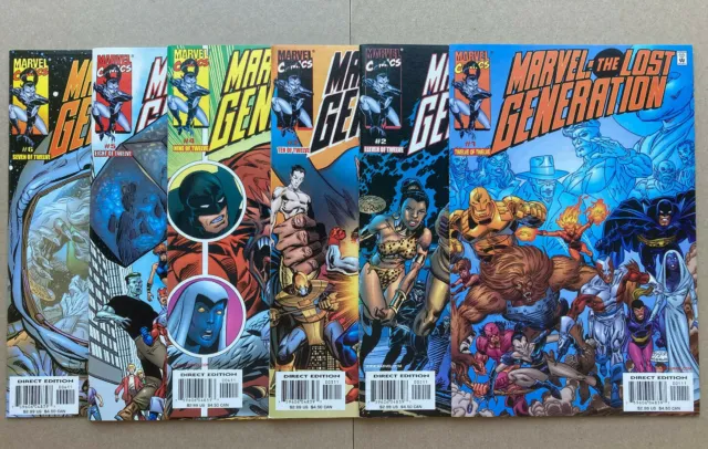 Marvel The Lost Generation  1-12 complete set (2000-2001), VF/NM to NM Marvel.