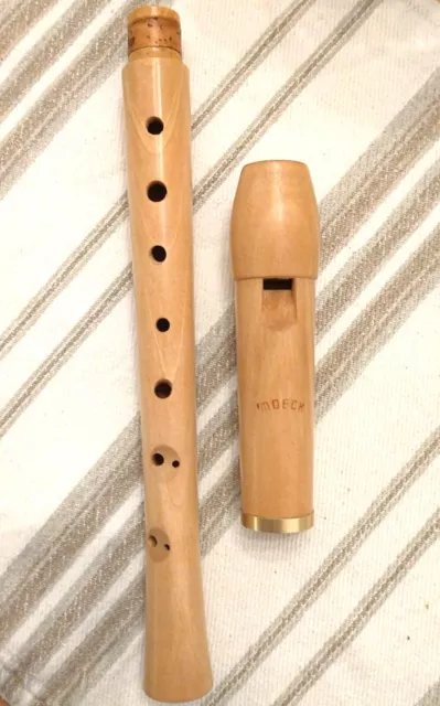 GRABADORA SOPRANO en C por MOECK, MADERA DE ARCE