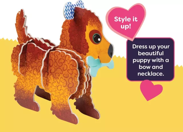 Build Your Own Puppy - Comes with Accessories and Trinket Chest! - Eco Friendly 2