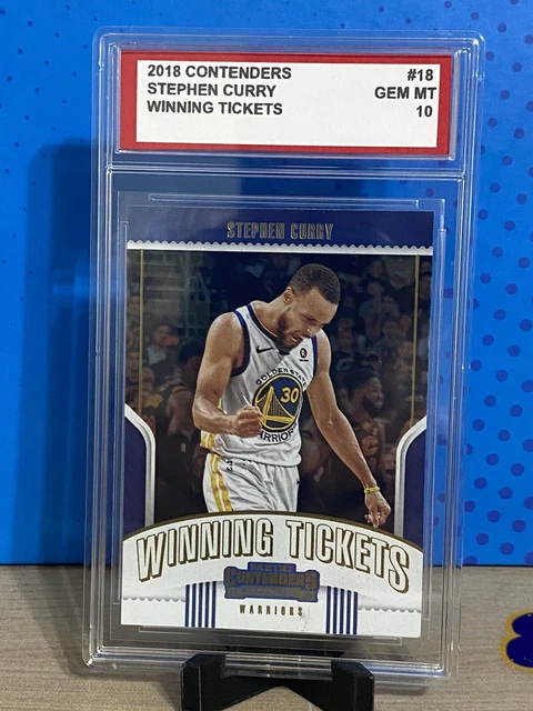 2018-19 Panini Contenders Winning Tickets STEPHEN CURRY #18 CSA 10 GEM MINT