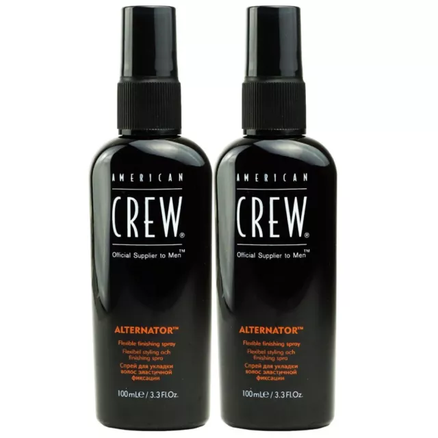 American Crew Alternator Finishing 2 x 100 ml Spray Styling Pump Haarspray Set