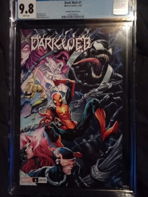 Dark Web #1/Stegman Wrap Around Cover/CGC 9.8/Marvel 2023