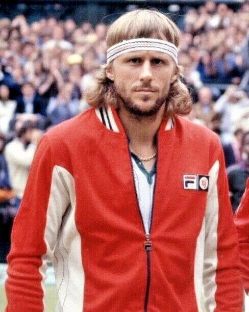 FILA VINTAGE SETTANTA 80s Retro Red Track Top Wimbledon