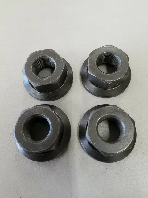(4pc.) 3/4"-16 Right-Hand Sems Washer Hex Wheel  Lug Nuts , 55/64" Tall