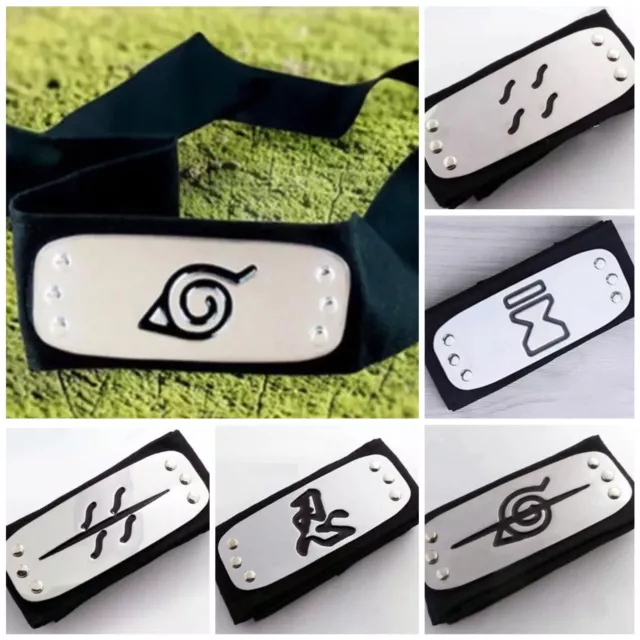 Naruto Anime Headband Pick One Cartoon Cosplay Costume Sasuke Itachi Akatsuki 3