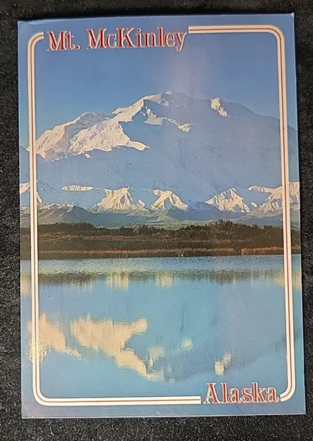 Vintage Mt. Mckinley Mount Denali US National Park Preserve Alaska Postcard