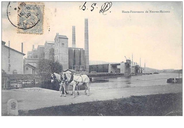 54 . n° 44995 . neuves maisons . hauts fourneaux