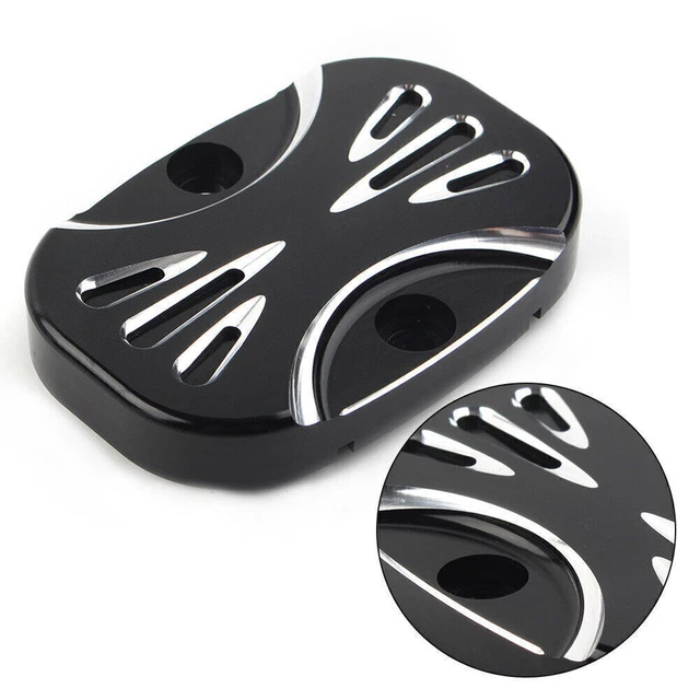 For Harley Touring Road Glide Softail FLHT Front Brake Master Cylinder Cover Cap