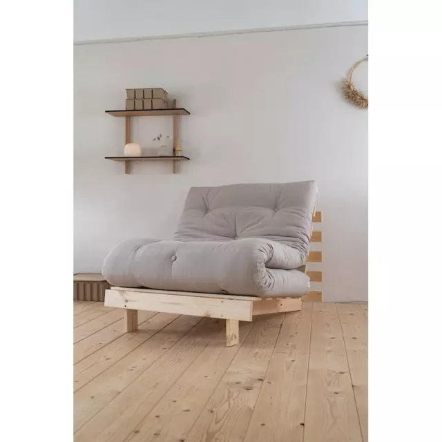 Schlafsofa ROOTS 90 cm Sofa Kiefer massiv unbehandelt, von Karup