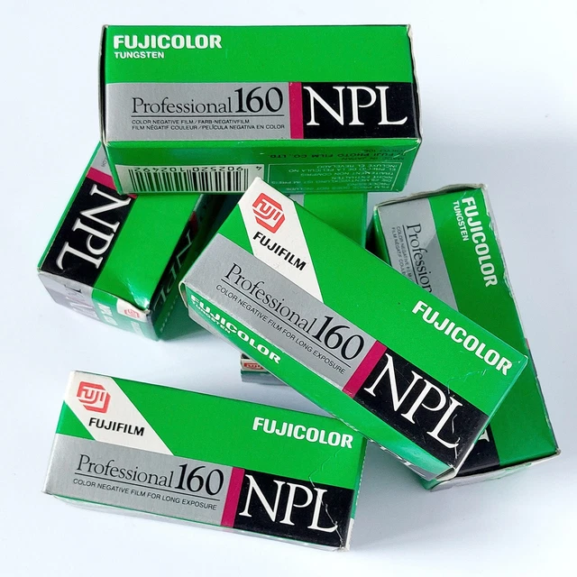 6 piezas película de rollo de tungsteno 120 Fujicolor Professional 160 NPL sin abrir