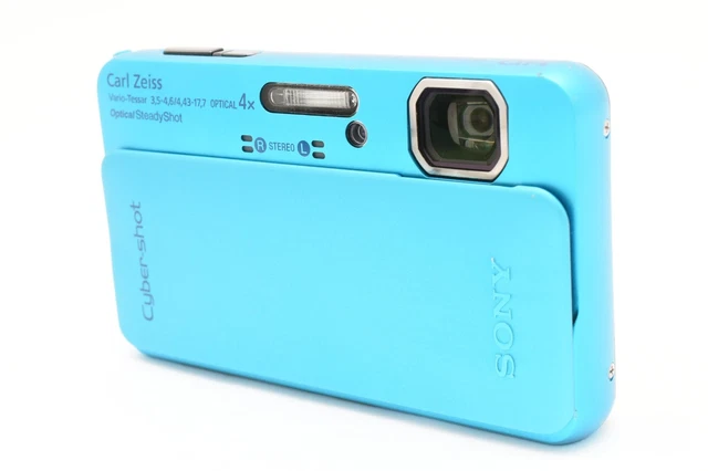 EXCELLENT] SONY CYBER-SHOT DSC-TX10 Blue 12.2MP Digital