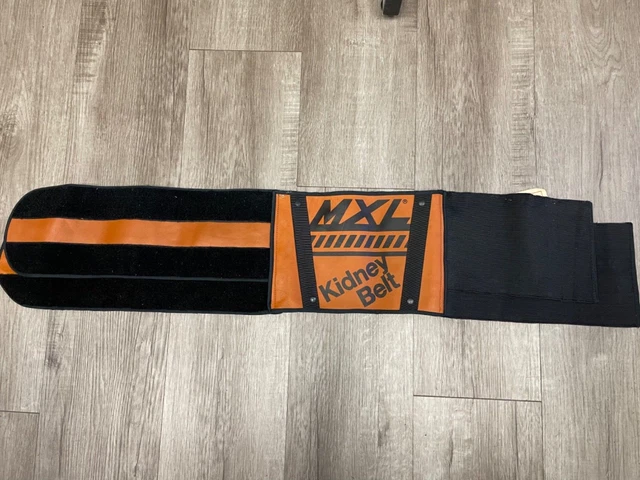 Vintage MXL kidney belt/leather/ motocross/ rare retro 3