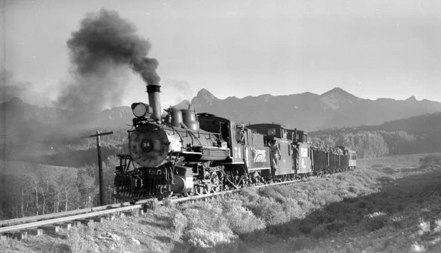 RGS RIO GRANDE Southern Railroad Train Engine No 74 Old Train Photo EUR ...