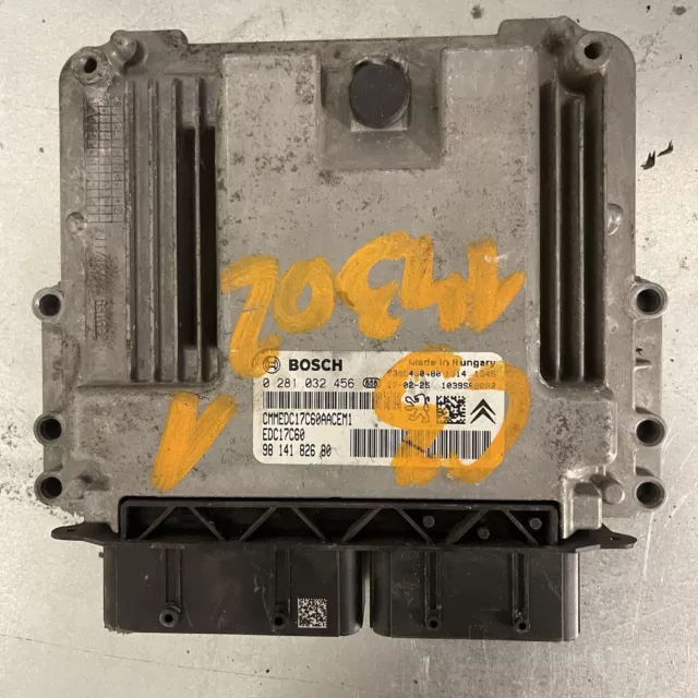 Ecu Calculateur Moteur Psa 1.6 Hdi 0281032456 9814182680 Edc17C60  A Decoder