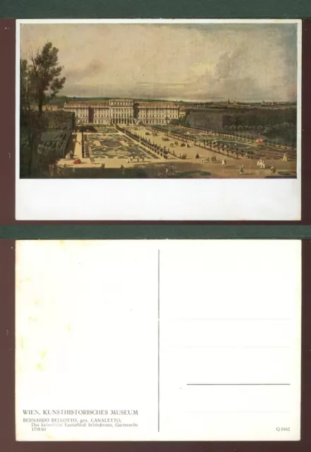 Br1701 Cartolina Quadro Veduta Di Vienna Del Pittore Il Canaletto -Nuova