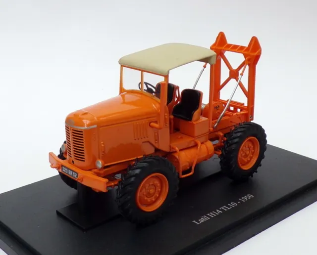 Hachette 1/43 Scale Model Tractor HT057 - 1950 Latil H14 TL10 - Orange