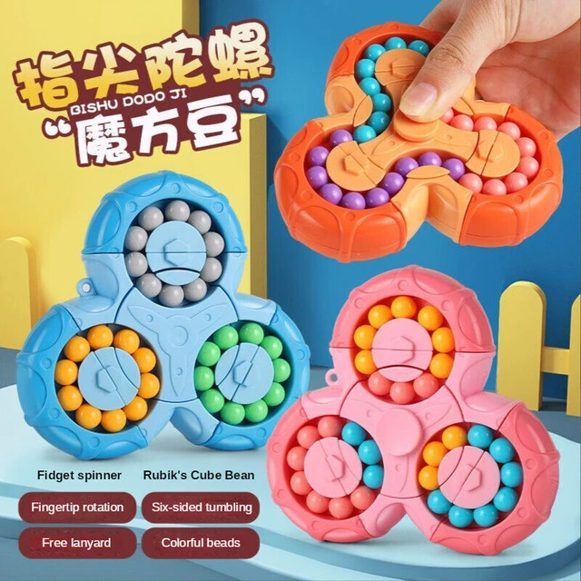Creative Fingertip Magic Bean Magic Cube Gyro Flip Ball Puzzle Children's Toy
