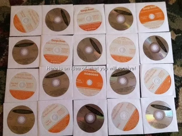 25 CDG DISCS KARAOKE CLASSIC HITS CD+G OLDIES POP MUSIC SONGS LOT cds SET cd