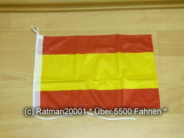 Fahne Flagge Spanien ohne Wappen Bootsfahne Tischwimpel - 30 x 40 cm
