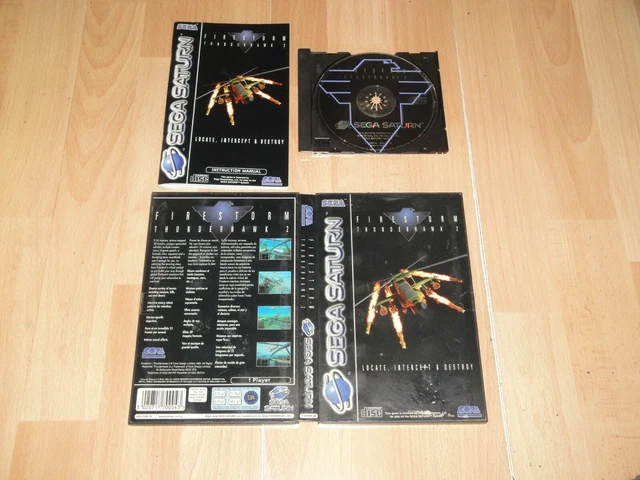 Firestorm Thunderhawk 2 De Core Design Para La Sega Saturn En Buen Estado