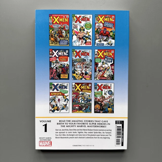 Mighty Marvel Masterworks The X-Men Vol 1 Stan Lee Jack Kirby TPB GN Digest 1-10 2