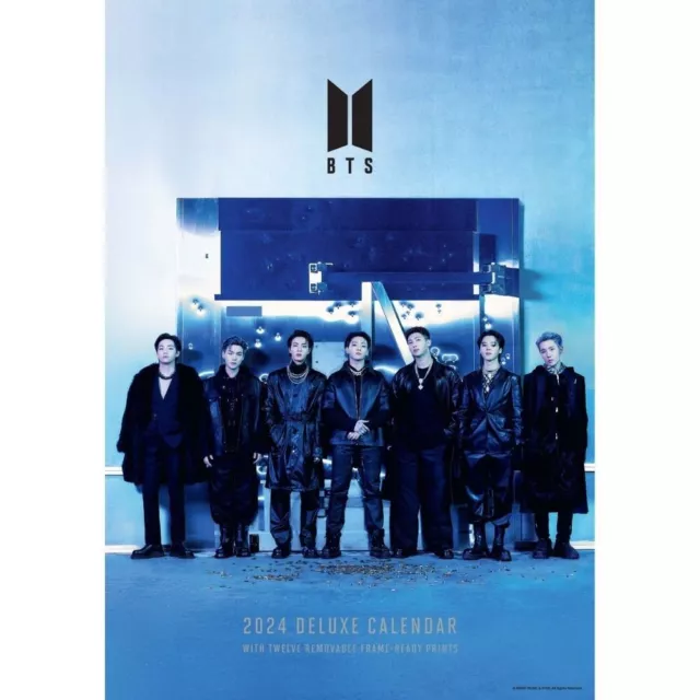 2024 calendar a3 full year wall planner calendar home office work bts