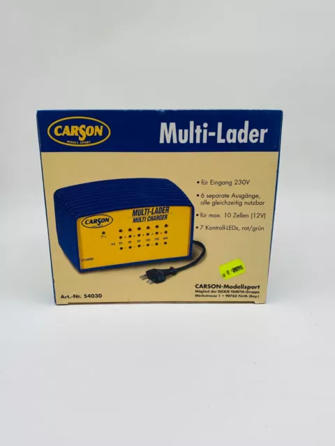 carson 54030 Multi lader Ladegerät RC Modellsport RC Modellbau - NEU & OVP