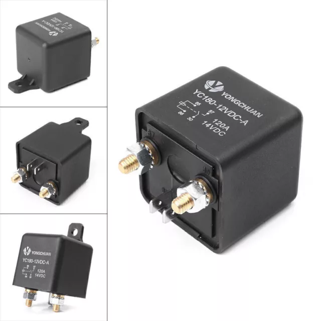 Van Boat 12V 120A 4-Pin Extra Heavy Duty Relay/Split Charge Relay ON/OFF Auto