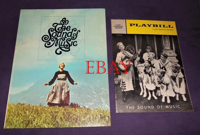 "The Sound of Music" original Broadway & film programs Julie Andrews Mary Martin "The Sound of Music" original Broadway & film programs Julie Andrews Mary Martin