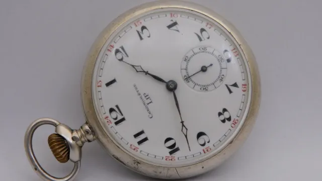 Orologio da tasca In argento Funzionante LIP Silver pocket watch Working A32