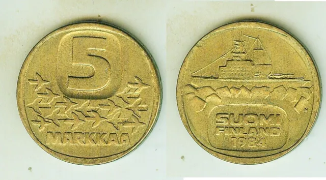 5 Markkaa. 1984    Finnland