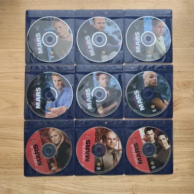 Veronica Mars DVD Bundle Lot - Seasons 1-3 - 18 Disc - Discs Only - No Artwork