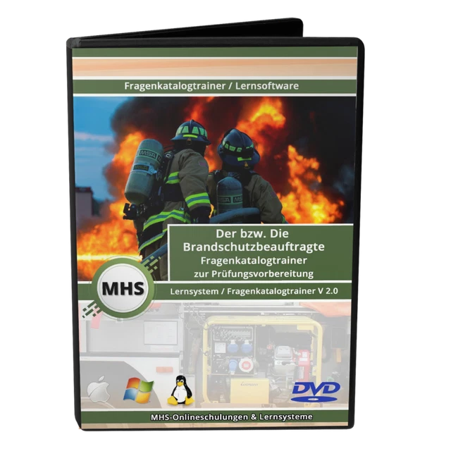 Brandschutzbeauftragter (m/w/d) - Lerntrainer auf DVD oder USB-Stick